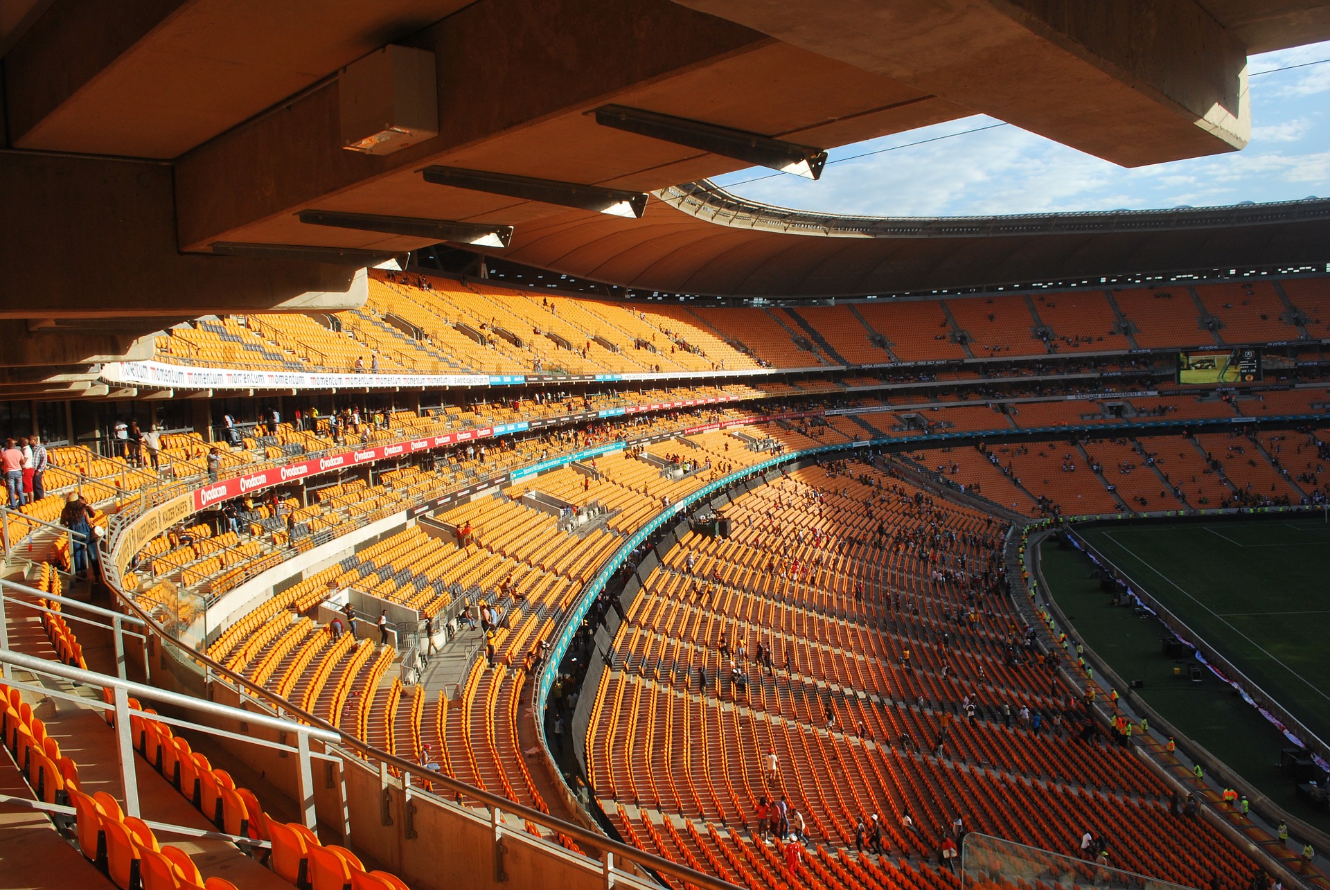 Imagine what the atmosphere was like during the 2010 FIFA World Cup final.